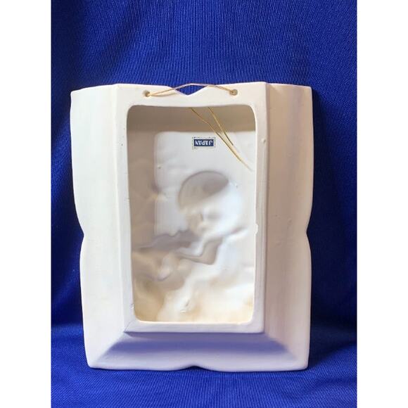 Set of 4 Vintage Ceramic Dimensional Pictures of Boys and Girls Japan - Picture 7 of 11